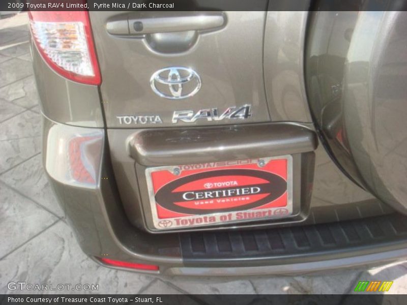 Pyrite Mica / Dark Charcoal 2009 Toyota RAV4 Limited