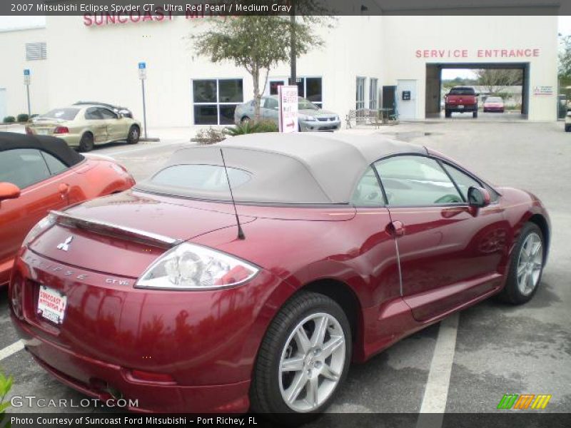 Ultra Red Pearl / Medium Gray 2007 Mitsubishi Eclipse Spyder GT