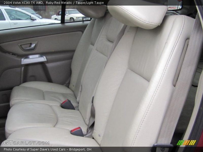 Ruby Red Metallic / Taupe/Light Taupe 2004 Volvo XC90 T6 AWD