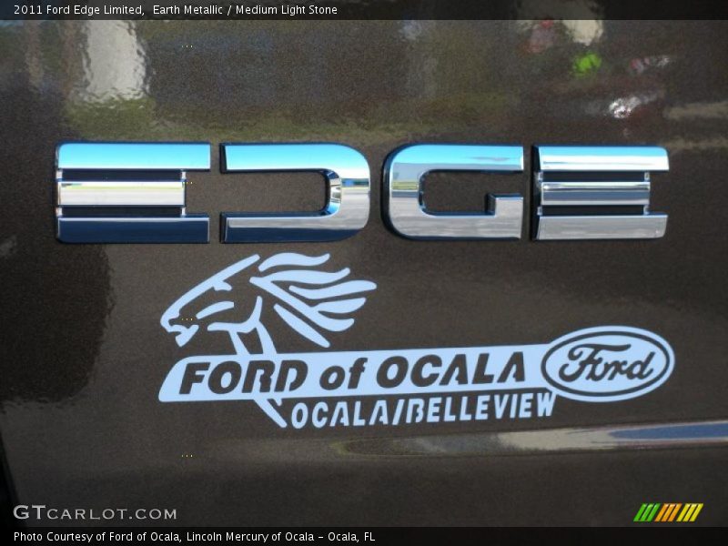 Earth Metallic / Medium Light Stone 2011 Ford Edge Limited