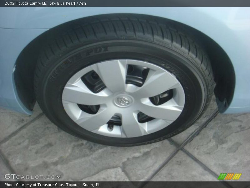 Sky Blue Pearl / Ash 2009 Toyota Camry LE