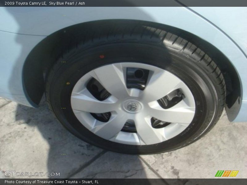 Sky Blue Pearl / Ash 2009 Toyota Camry LE