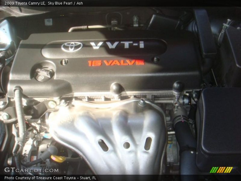 Sky Blue Pearl / Ash 2009 Toyota Camry LE