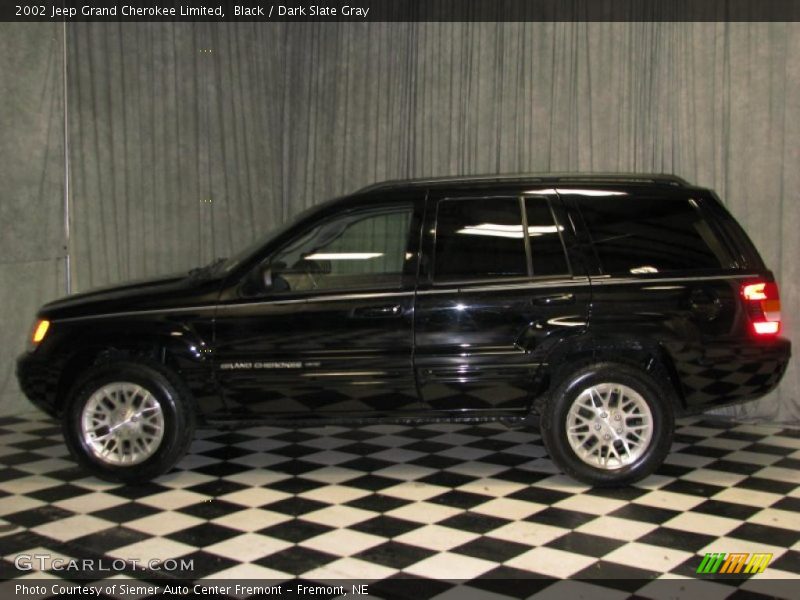 Black / Dark Slate Gray 2002 Jeep Grand Cherokee Limited