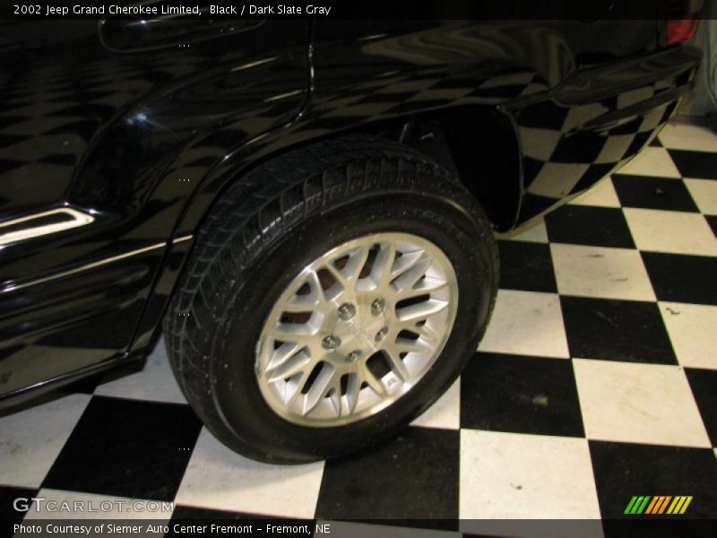 Black / Dark Slate Gray 2002 Jeep Grand Cherokee Limited