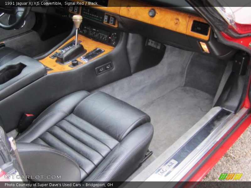 Signal Red / Black 1991 Jaguar XJ XJS Convertible