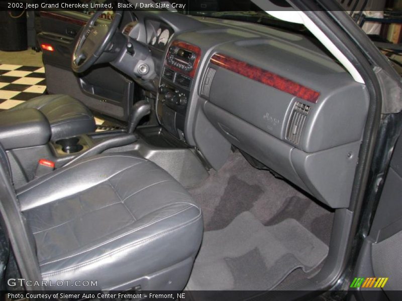Black / Dark Slate Gray 2002 Jeep Grand Cherokee Limited