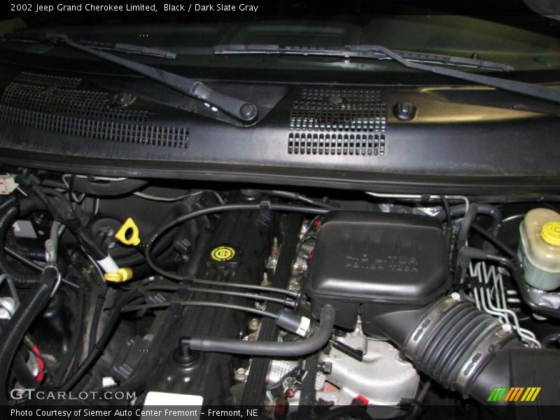 Black / Dark Slate Gray 2002 Jeep Grand Cherokee Limited