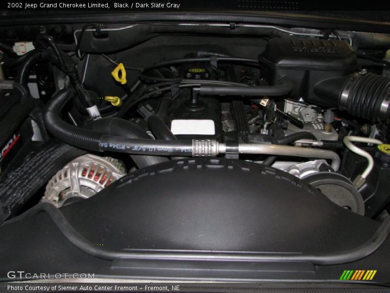 Black / Dark Slate Gray 2002 Jeep Grand Cherokee Limited