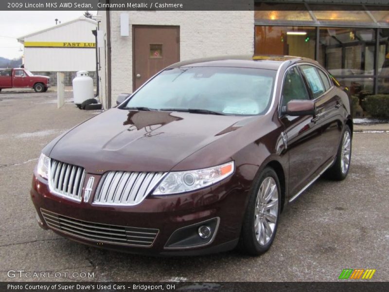 Cinnamon Metallic / Cashmere 2009 Lincoln MKS AWD Sedan