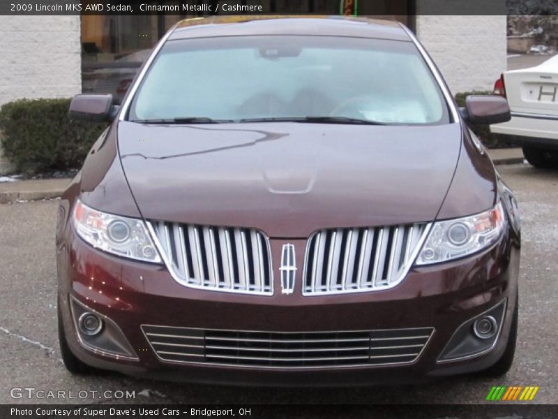 Cinnamon Metallic / Cashmere 2009 Lincoln MKS AWD Sedan