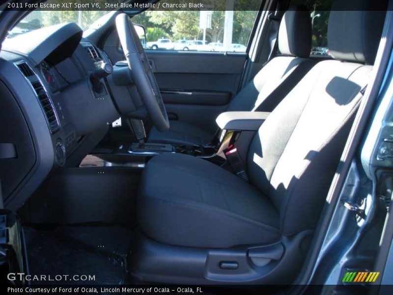 Steel Blue Metallic / Charcoal Black 2011 Ford Escape XLT Sport V6