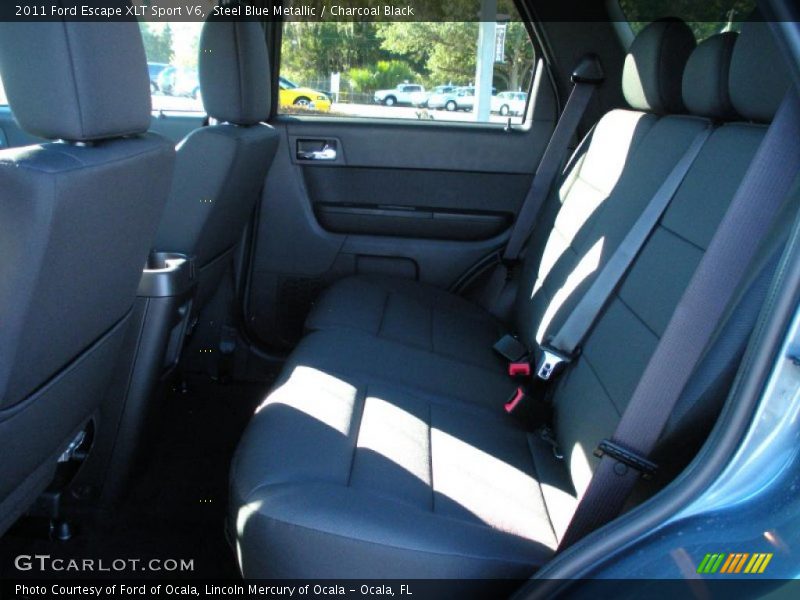 Steel Blue Metallic / Charcoal Black 2011 Ford Escape XLT Sport V6
