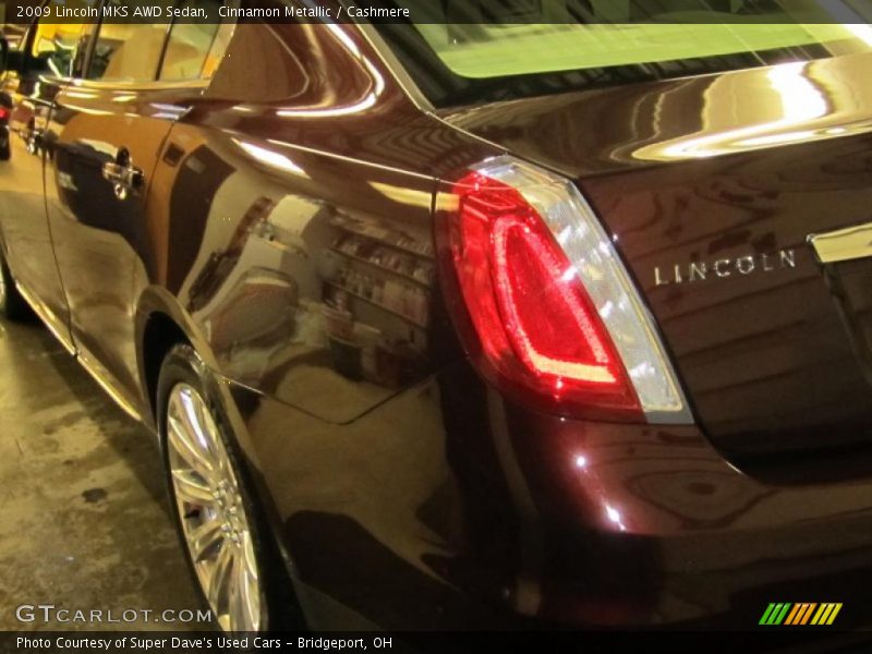 Cinnamon Metallic / Cashmere 2009 Lincoln MKS AWD Sedan