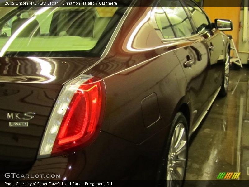 Cinnamon Metallic / Cashmere 2009 Lincoln MKS AWD Sedan