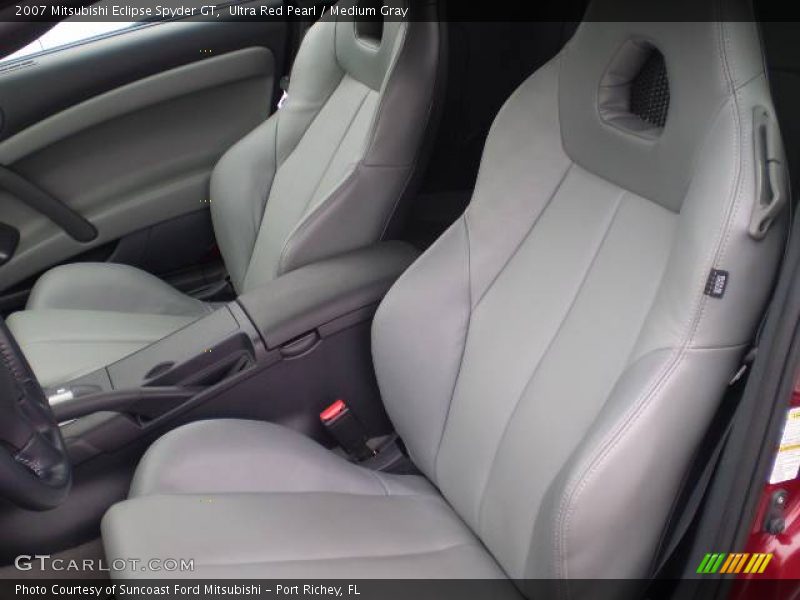 Ultra Red Pearl / Medium Gray 2007 Mitsubishi Eclipse Spyder GT
