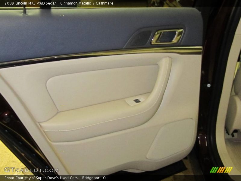 Cinnamon Metallic / Cashmere 2009 Lincoln MKS AWD Sedan