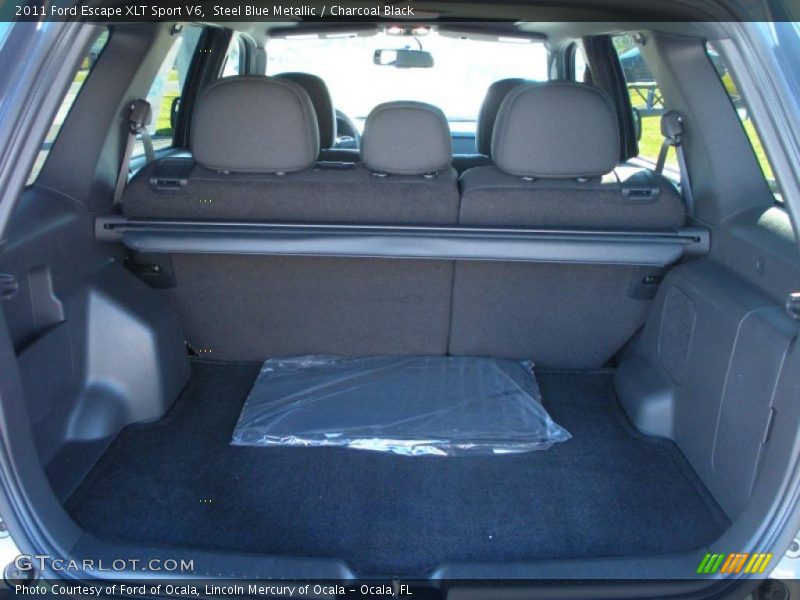 Steel Blue Metallic / Charcoal Black 2011 Ford Escape XLT Sport V6