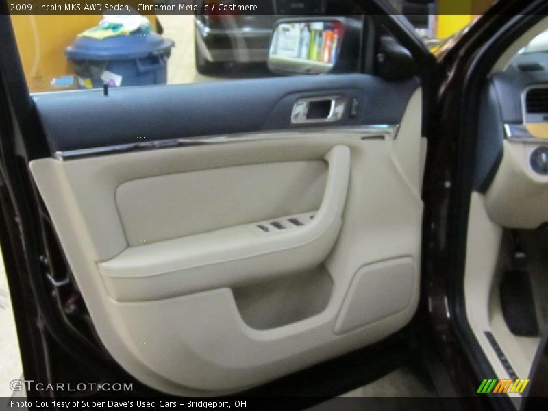 Cinnamon Metallic / Cashmere 2009 Lincoln MKS AWD Sedan