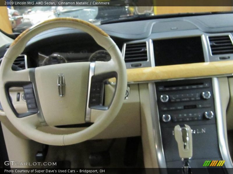 Cinnamon Metallic / Cashmere 2009 Lincoln MKS AWD Sedan