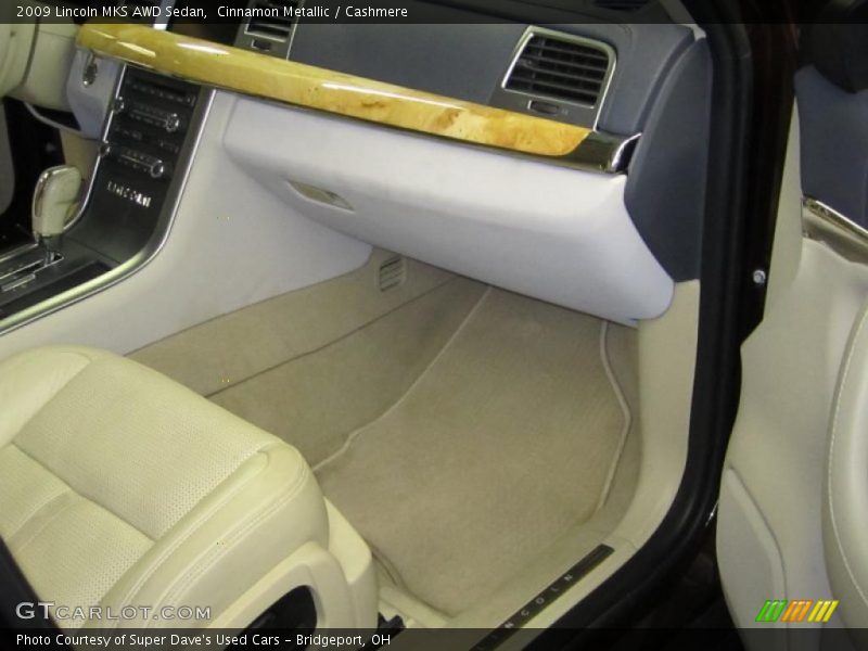 Cinnamon Metallic / Cashmere 2009 Lincoln MKS AWD Sedan