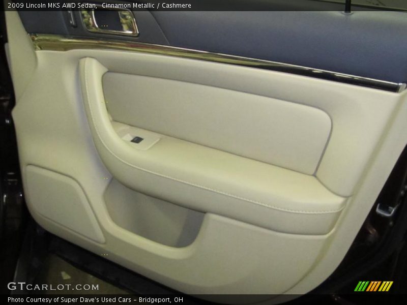 Cinnamon Metallic / Cashmere 2009 Lincoln MKS AWD Sedan