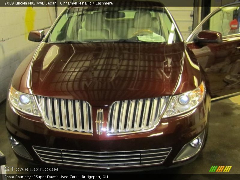 Cinnamon Metallic / Cashmere 2009 Lincoln MKS AWD Sedan