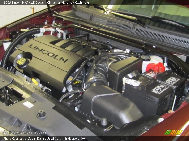 Cinnamon Metallic / Cashmere 2009 Lincoln MKS AWD Sedan