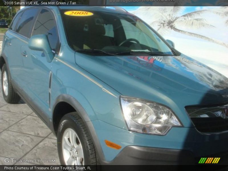 Sea Mist Green / Tan 2008 Saturn VUE XE