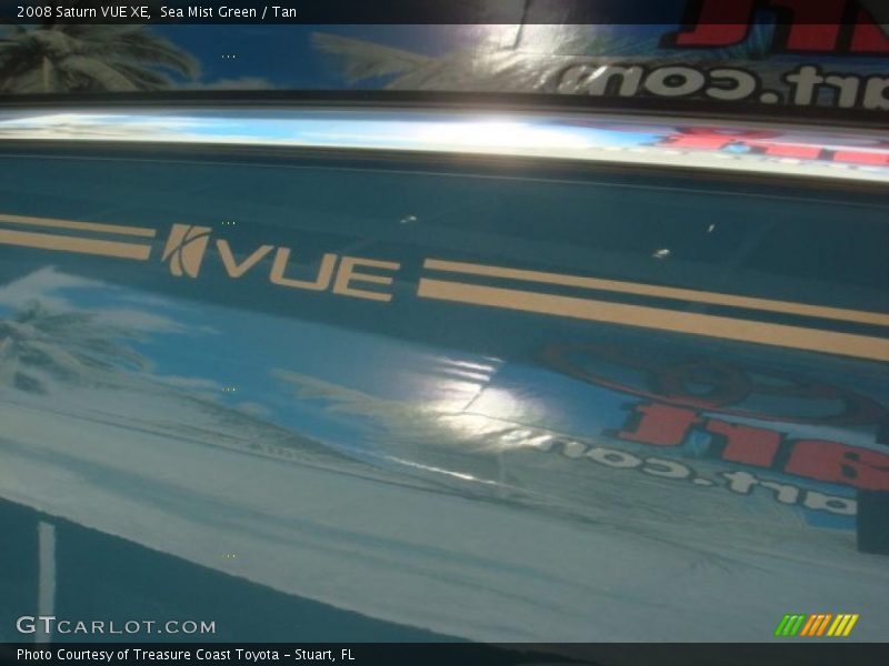 Sea Mist Green / Tan 2008 Saturn VUE XE