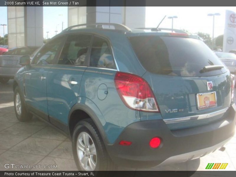 Sea Mist Green / Tan 2008 Saturn VUE XE