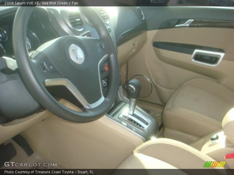 Sea Mist Green / Tan 2008 Saturn VUE XE
