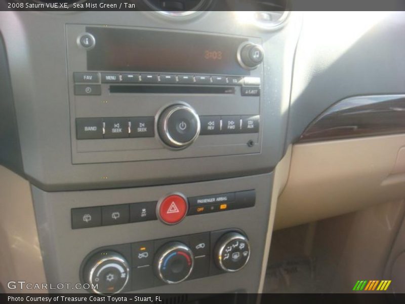 Sea Mist Green / Tan 2008 Saturn VUE XE