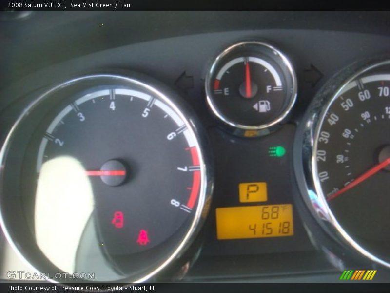 Sea Mist Green / Tan 2008 Saturn VUE XE