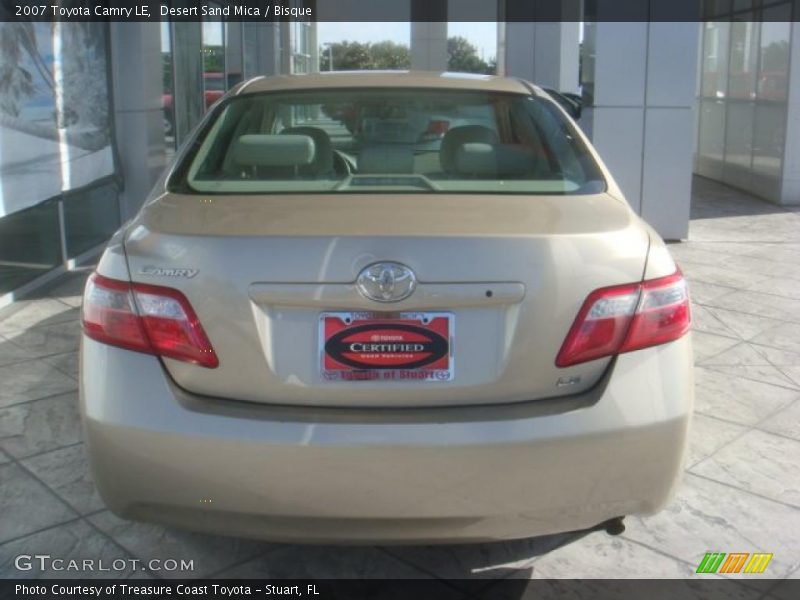 Desert Sand Mica / Bisque 2007 Toyota Camry LE