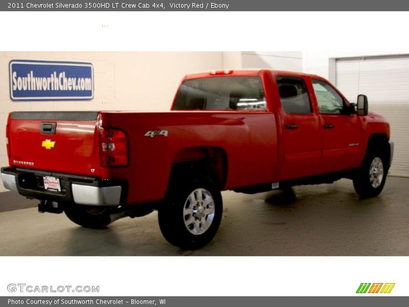 Victory Red / Ebony 2011 Chevrolet Silverado 3500HD LT Crew Cab 4x4