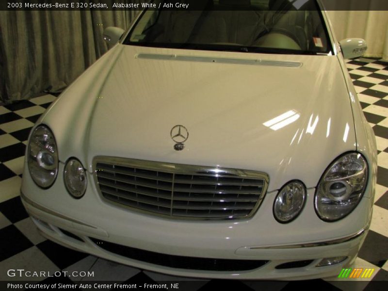 Alabaster White / Ash Grey 2003 Mercedes-Benz E 320 Sedan