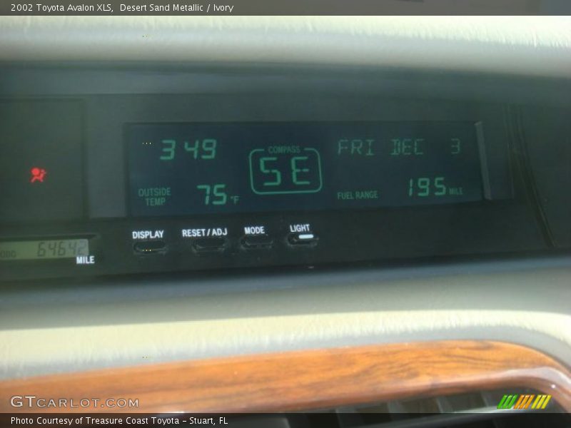 Desert Sand Metallic / Ivory 2002 Toyota Avalon XLS