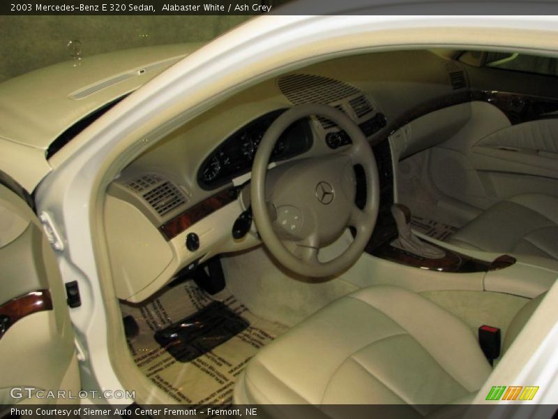 Alabaster White / Ash Grey 2003 Mercedes-Benz E 320 Sedan