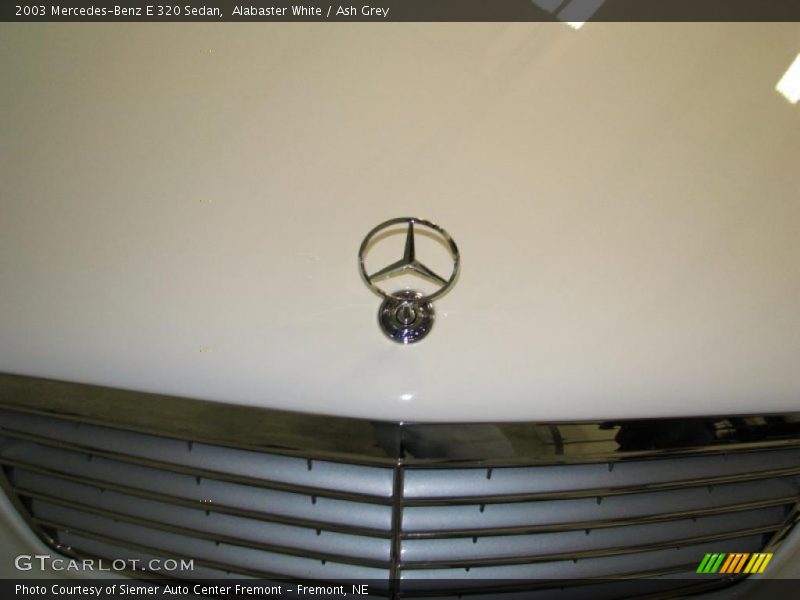 Alabaster White / Ash Grey 2003 Mercedes-Benz E 320 Sedan