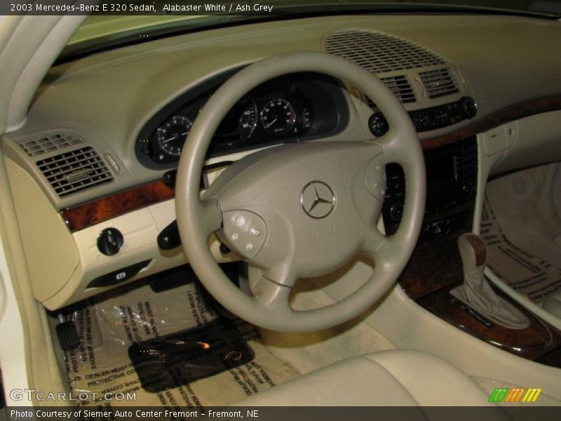 Alabaster White / Ash Grey 2003 Mercedes-Benz E 320 Sedan