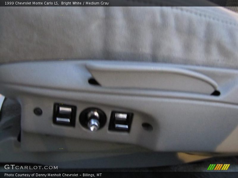 Bright White / Medium Gray 1999 Chevrolet Monte Carlo LS