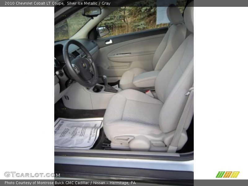 Silver Ice Metallic / Gray 2010 Chevrolet Cobalt LT Coupe