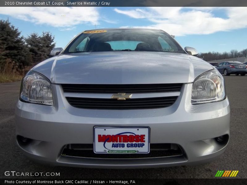 Silver Ice Metallic / Gray 2010 Chevrolet Cobalt LT Coupe
