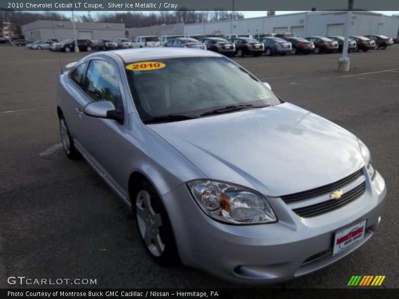 Silver Ice Metallic / Gray 2010 Chevrolet Cobalt LT Coupe