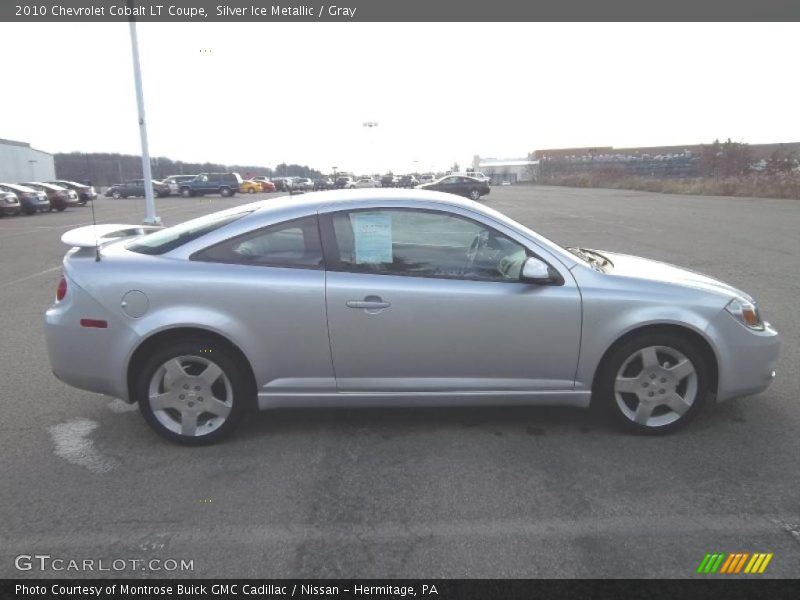 Silver Ice Metallic / Gray 2010 Chevrolet Cobalt LT Coupe