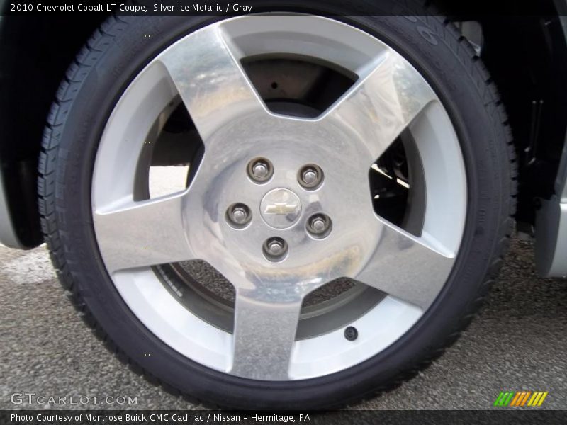 Silver Ice Metallic / Gray 2010 Chevrolet Cobalt LT Coupe