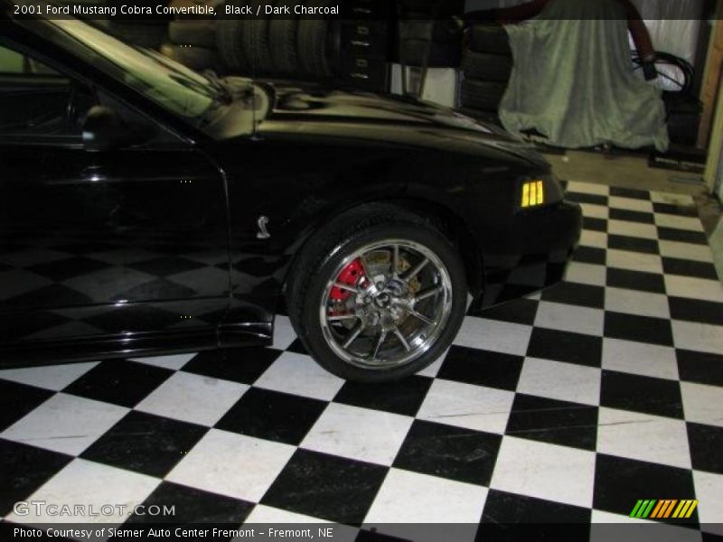 Black / Dark Charcoal 2001 Ford Mustang Cobra Convertible