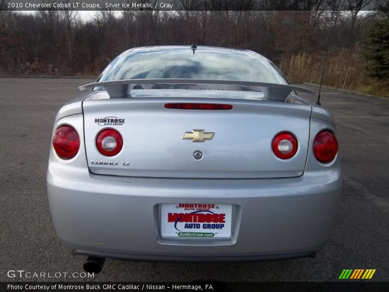 Silver Ice Metallic / Gray 2010 Chevrolet Cobalt LT Coupe
