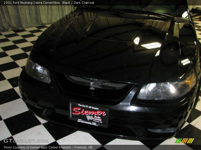 Black / Dark Charcoal 2001 Ford Mustang Cobra Convertible
